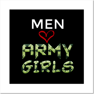 men love army girls,hero navy military girlfriend Posters and Art